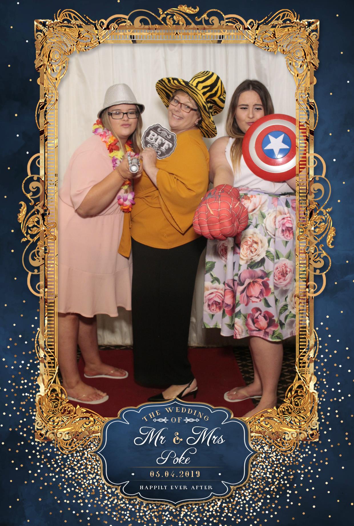 Mr & Mrs Poke | View more photos from the event at gallery.myphotoboothexperience.co.uk/u/MyPhotoBoothExperienceLtd/Mr-Mrs-Poke